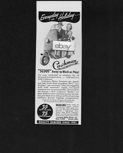 Cushman motor scooter - cushman,