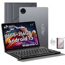 2025 11" Android 15 Tablet PC 16GB RAM 256GB ROM Dual Camera WiFi 8000mAh NEW 2K