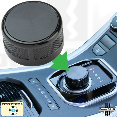 Black rotary gear shift - black,