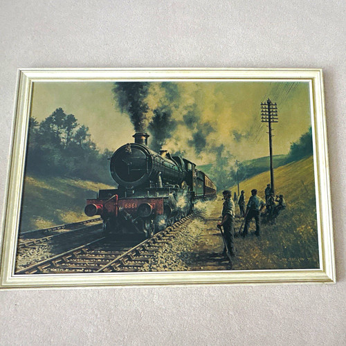Framed steam locomotive - framed,