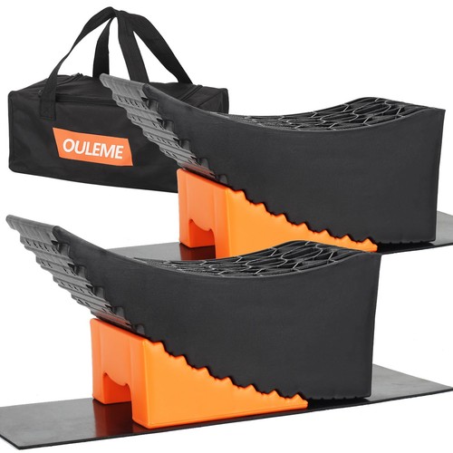 Curved leveling blocks for - leveling, rvs