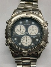 Mens Accurist Chronograph Watch Working Battery In Used Condition