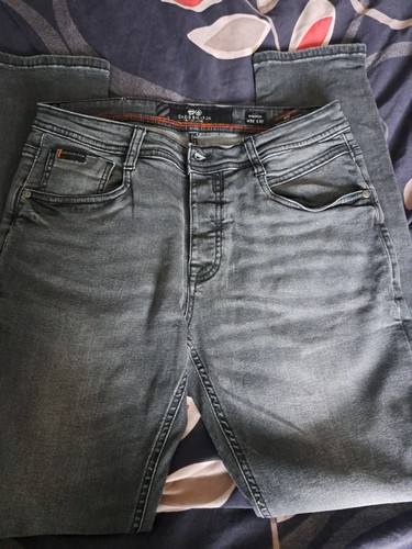 Mens crosshatch black jeans - mens,