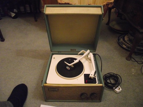 Dansette vintage record player - dansette,