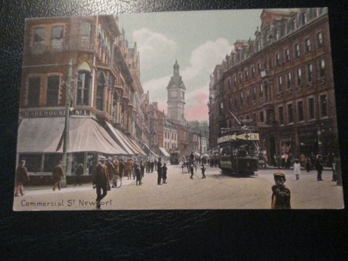Postcard commercial street - -,