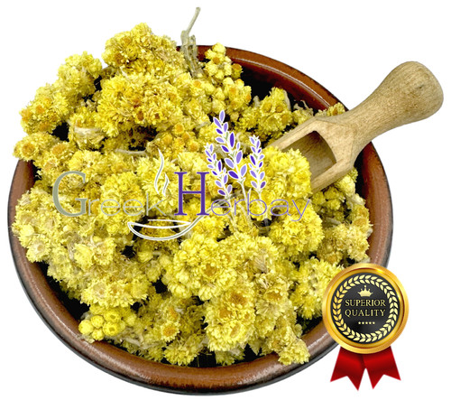 Everlasting flowers immortelle - flowers,