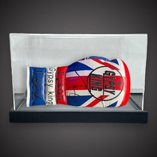 Tyson “Gypsy King” Fury Hand Signed Boxing Glove With COA And Acrylic Case £275