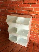 Pick and Mix/Storage White Display Bins Choice of 4,6,9,12 Pack