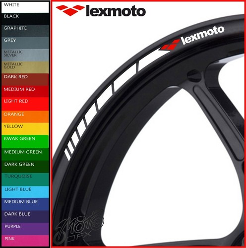 Lexmoto wheel rim stickers - lexmoto,