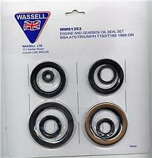 BSA A75 ROCKET 3 TRIUMPH T150 T160 OIL SEAL KIT 1968-1975 3 4 5 SPEED MODELS