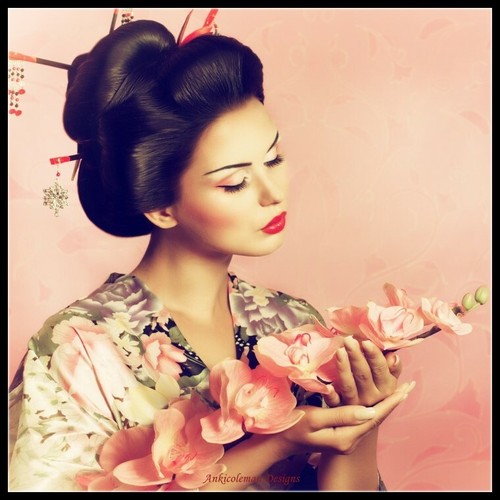 Geisha diy chart counted - -,