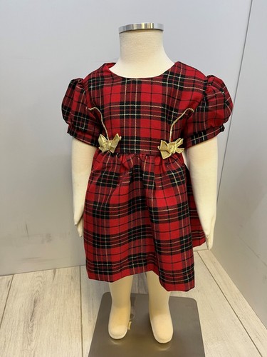 Holly red tartan - holly, dress