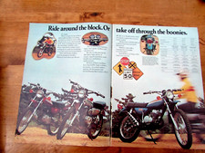 Suzuki TS, TC & RV full range brochure. 50cc to 400cc, Trail, Farm, Sand, 8 page