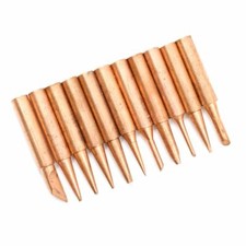 10 PCS 900M-T Soldering Tip Set Pure Copper Electric Iron Head Series Solder