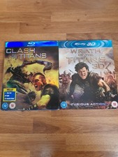 Clash & Wrath of the Titans Blu-ray/3D Bundle (2010+2012) Action Fantasy Movies