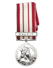 Good Quality QEII Naval General Service NGSM & Brunei Clasp Miniature Medal