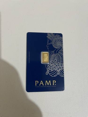 Pure gold bar - gold, pamp