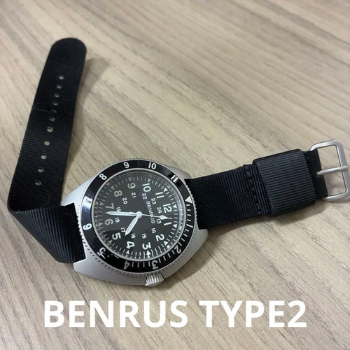 Benrus type silver used - benrus, ii