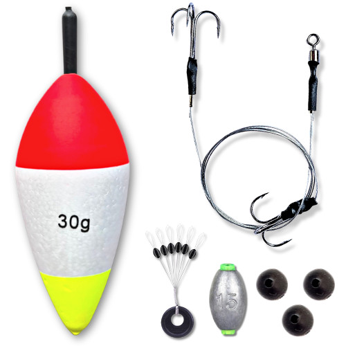 Pike dead bait float - dead, kit