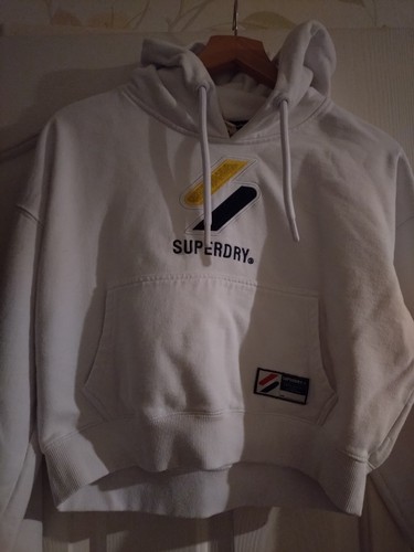 White super dry hoodie - white,