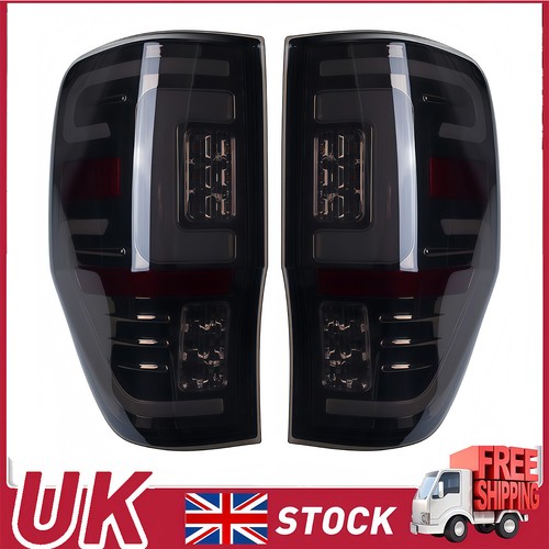 Pair smoke black - rear, tail