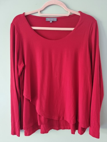Sahara red cotton jersey - red,