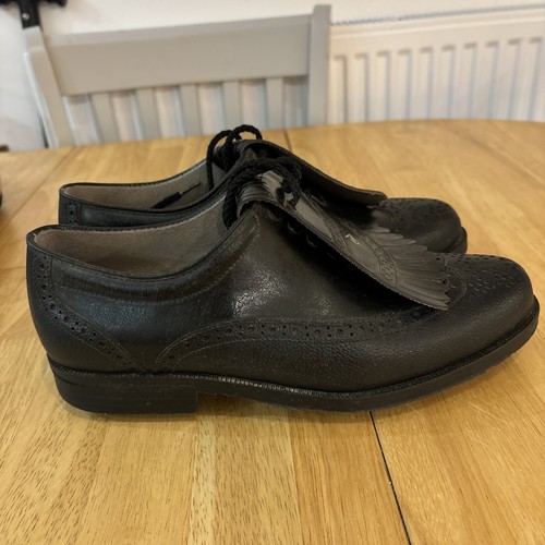 Black dunlop golf shoes - black,