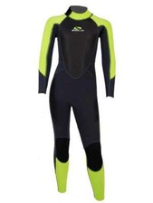 Sola Storm 3/2MM Kids Summer Wetsuit Graphite Green