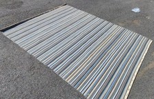 Handmade Dhurrie Rag Rug 100% Wool Multi Colour 160 x 250cm for Clearance 