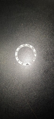 New white bezel insert 40mm - insert,