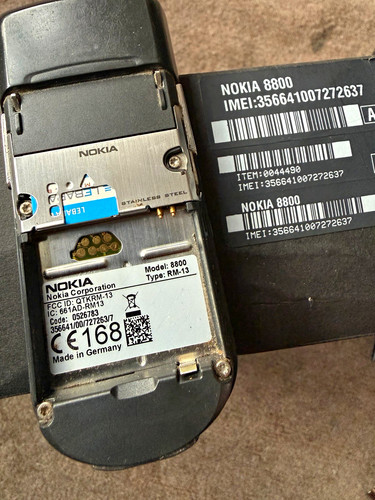 Nokia 8800 silver - rm-13, slider