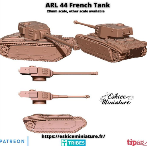 Ww2 french arl44 tank - ww2,