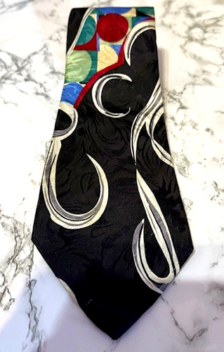 Piscador neck tie silk black - piscador,