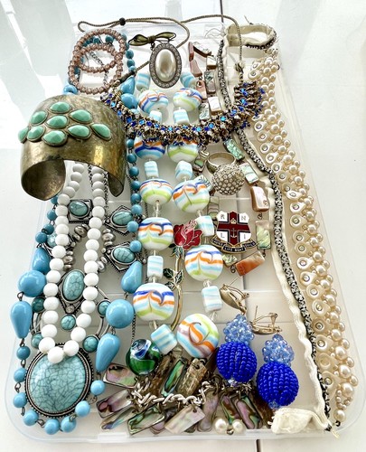 Job lot vintage - lot, jewellery