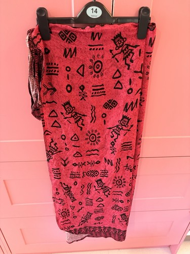 Vintage 90s boho - rayon, wrap