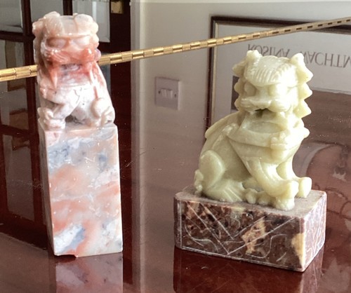 Vintage jade stone carved - jade,