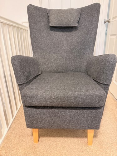Ikea omtänksam grey - grey, wingback