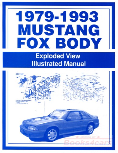 Mustang parts manual - book, ford