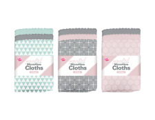 Microfibre Face Cloths 3 Pack Soft Flannel 30cm Square Wash Cloth Travel Baby
