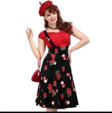 Collectif Skirt w/ Braces UK