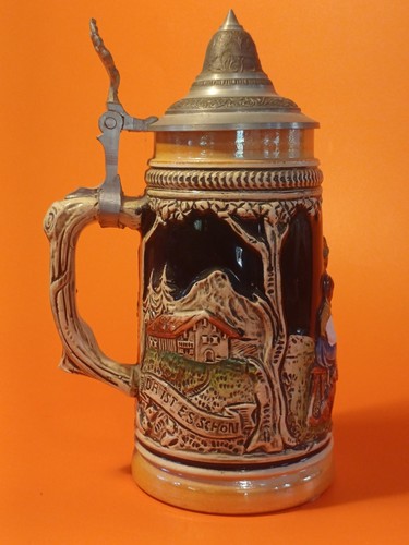 German beer stein - german,
