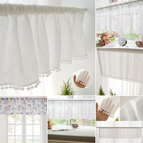 Kitchen cafe short curtain - kitchen,