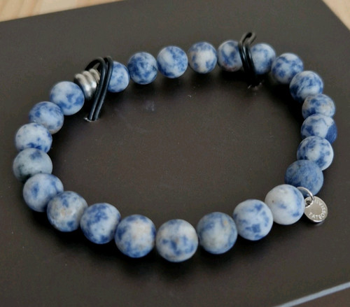 Tateossian blue sodalite bead - blue,