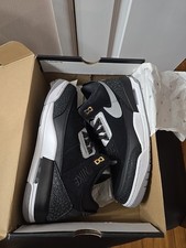 Air Jordan 3 Retro Tinker Black Cement - Size 10 M Rep Box  NEW (CK4348007)