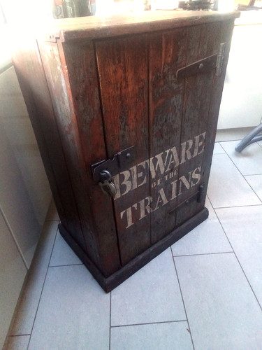 Vintage railway locker - vintage,