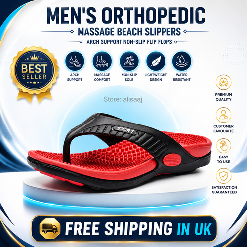 Men orthopedic massage beach - men's,