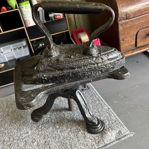 Antique justryte flat - iron, and