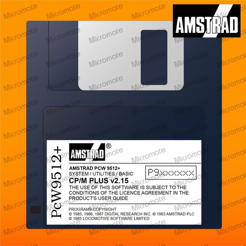 Amstrad pcw 9512 - cp/m, cpm+
