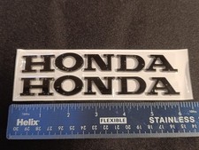 2 x HONDA BLACK Decals