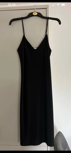 Zara black scrappy midi - zara,